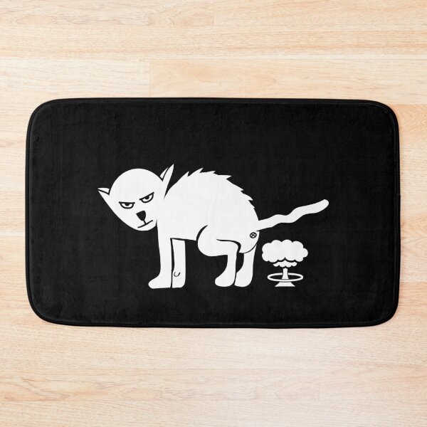 Item preview, Rude Cat Antisocial Atomic Poo by Rude Cats Gifts designed and sold by oberdoofus.