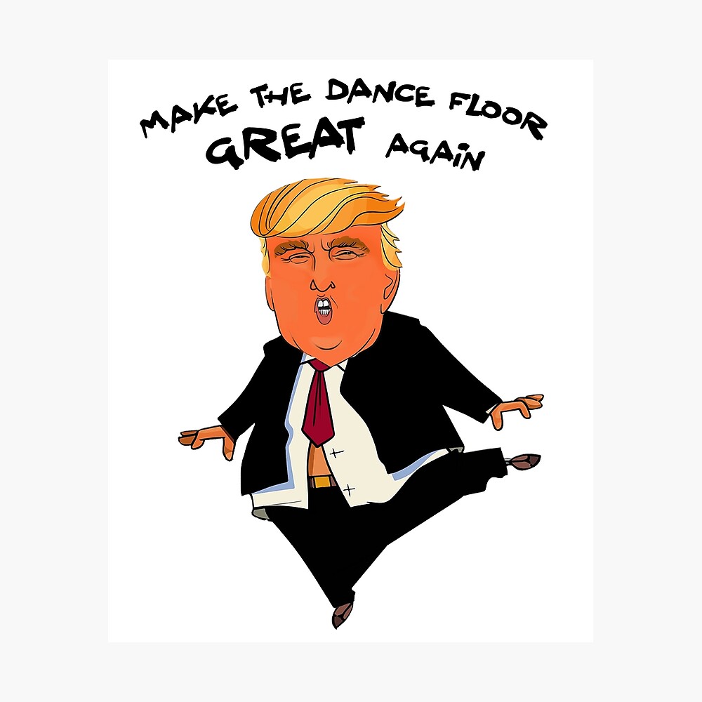 Funny dance from US President Donald Trump gift idea
