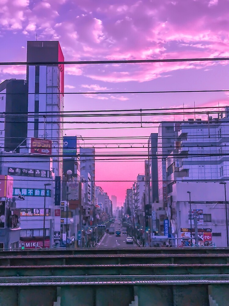 Tokyo Skies by noealz