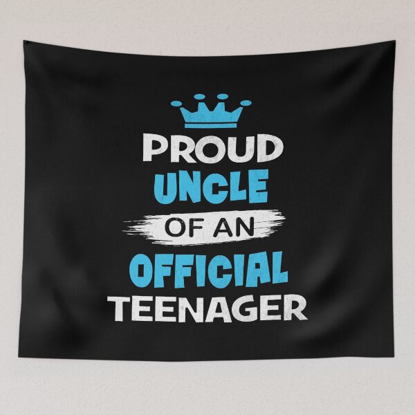 Item preview, Proud Uncle Of An Official Teenager, 13th B-Day Party design designed and sold by Grabitees.
