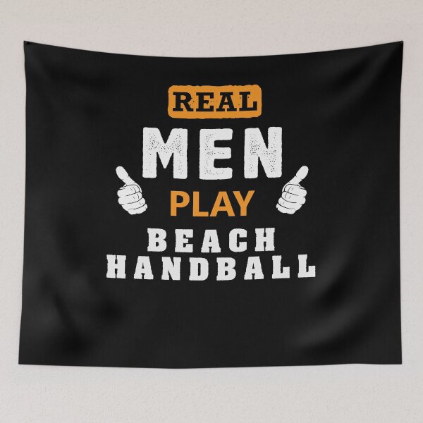 Item preview, Real men play beach handball designed and sold by 1681830934131.