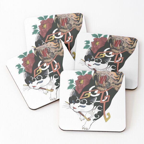 Item preview, Monmon japan cat designed and sold by NevermindOnArt.