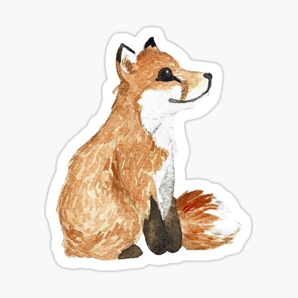 Red Fox Sticker