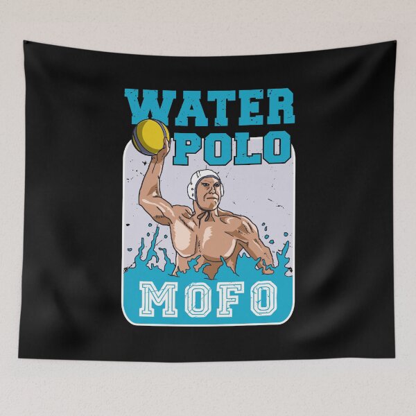 Item preview, Water Polo Player Mofo Swimming by Water Polo Swimming Gifts designed and sold by oberdoofus.