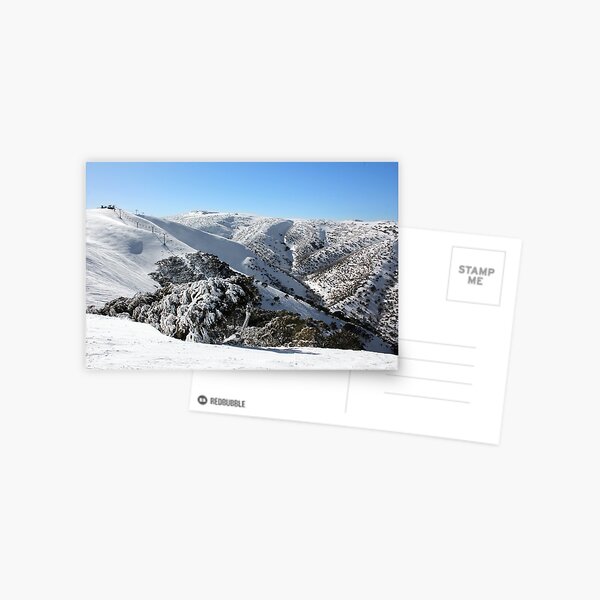 Hotham ski slopes Postcard
