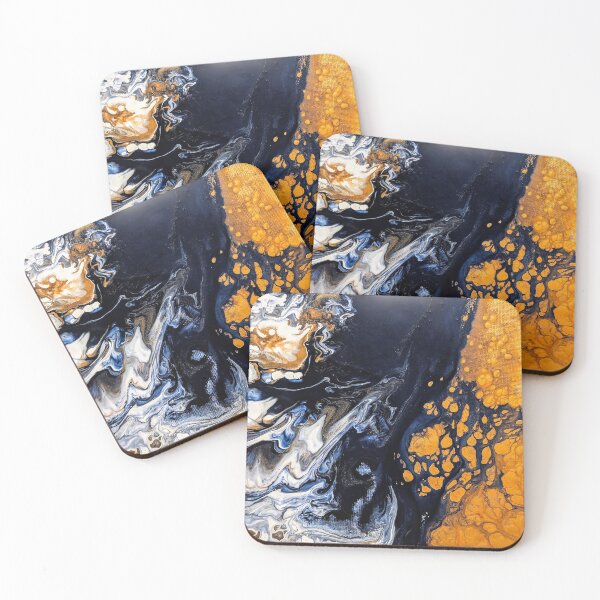 Item preview, Lava Gold Paint Splatter designed and sold by Cryptodesignz.