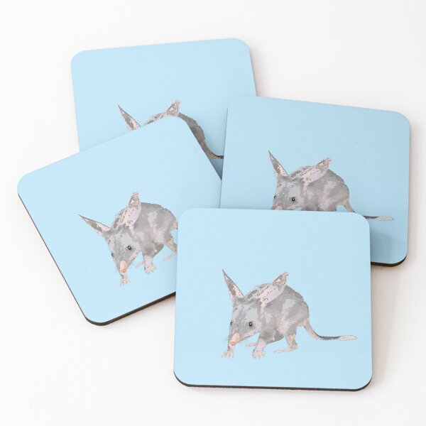 Item preview, Greater Bilby Macrotis lagotis by Chrissy Wild on Blue designed and sold by ChrissyWild.