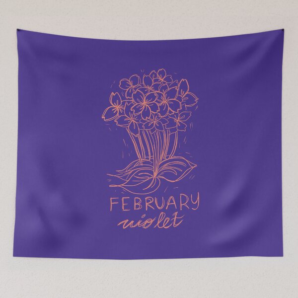 Item preview, Violet (February Flower) designed and sold by Ma-an.