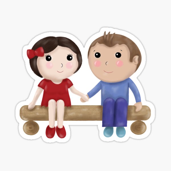 Be my Valentine Sticker