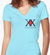 Hunter Association Women's Fitted V-Neck T-Shirt
