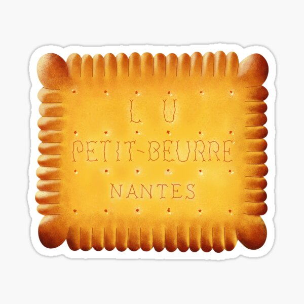 Petit Beurre French Biscuit Sticker By Mimietrouvetou Redbubble