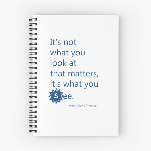 Item preview, It's What You See - Quote from Thoreau designed and sold by TheCurators.