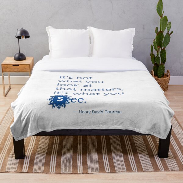 Item preview, It's What You See - Quote from Thoreau designed and sold by TheCurators.