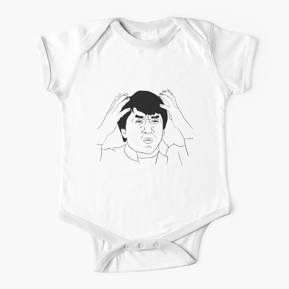Jackie Chan Meme Baby One Piece By Bubblepandaa Redbubble