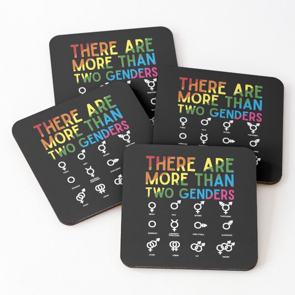 Item preview, There Are More Than 2 Genders Rainbow Pride Flag Support Genderqueer designed and sold by alenaz.