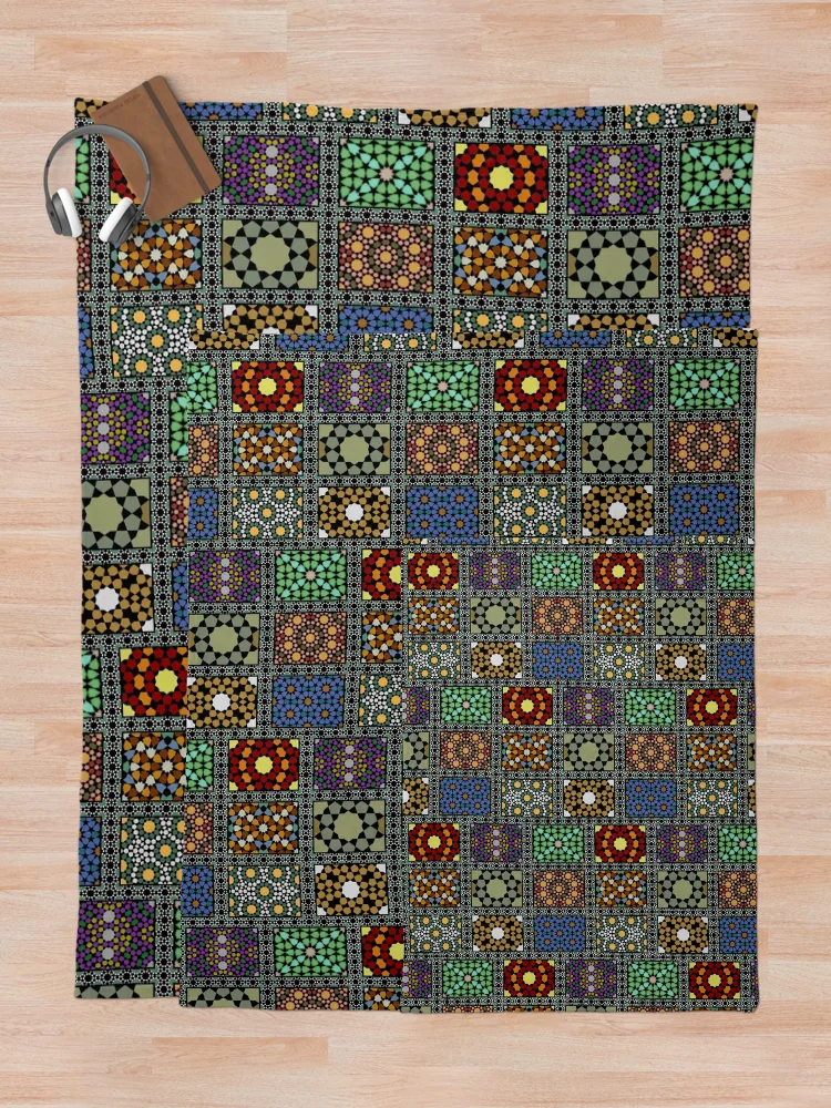 Thumbnail 5 of 6, Throw Blanket, Checkr designed and sold by Rixn.