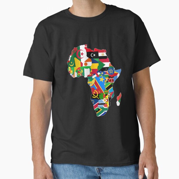 Item preview, African Map with Flags designed and sold by SafariTees.