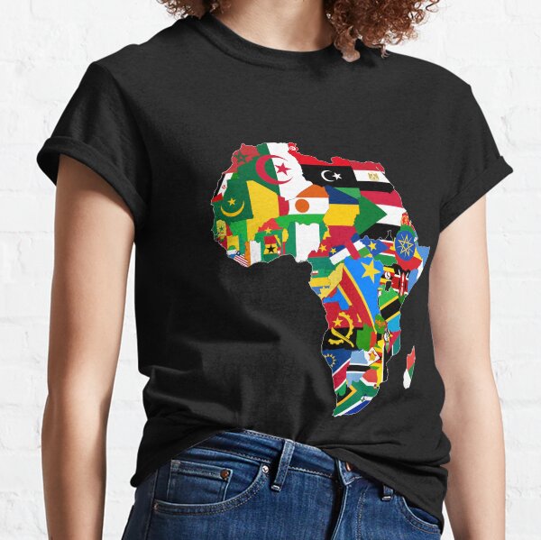 Africa Map T-Shirts for Sale