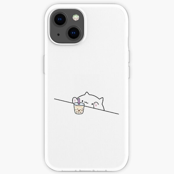 Bongo Cat Wants Boba! iPhone Soft Case