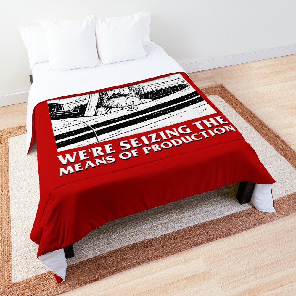 Aperçu de l'œuvre Couvre-lit créée et vendue par dumbshirts.