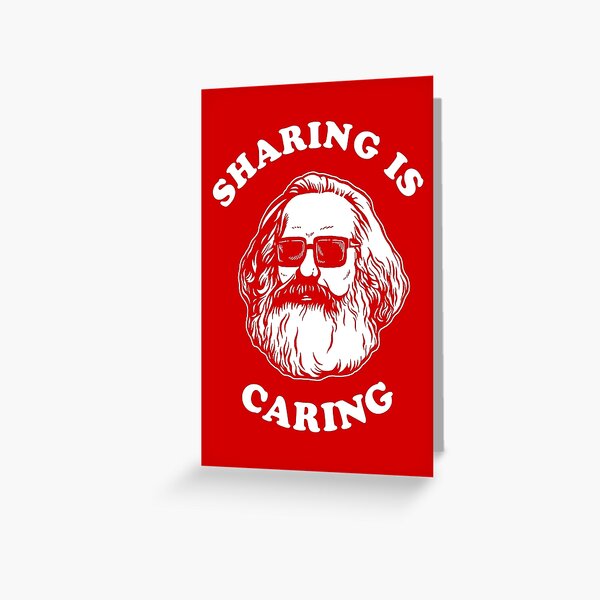 Sharing Is Caring Greeting Card