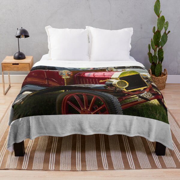 Item preview, The front of a red Ford Model T on display at a car show designed and sold by Graham Cornall.