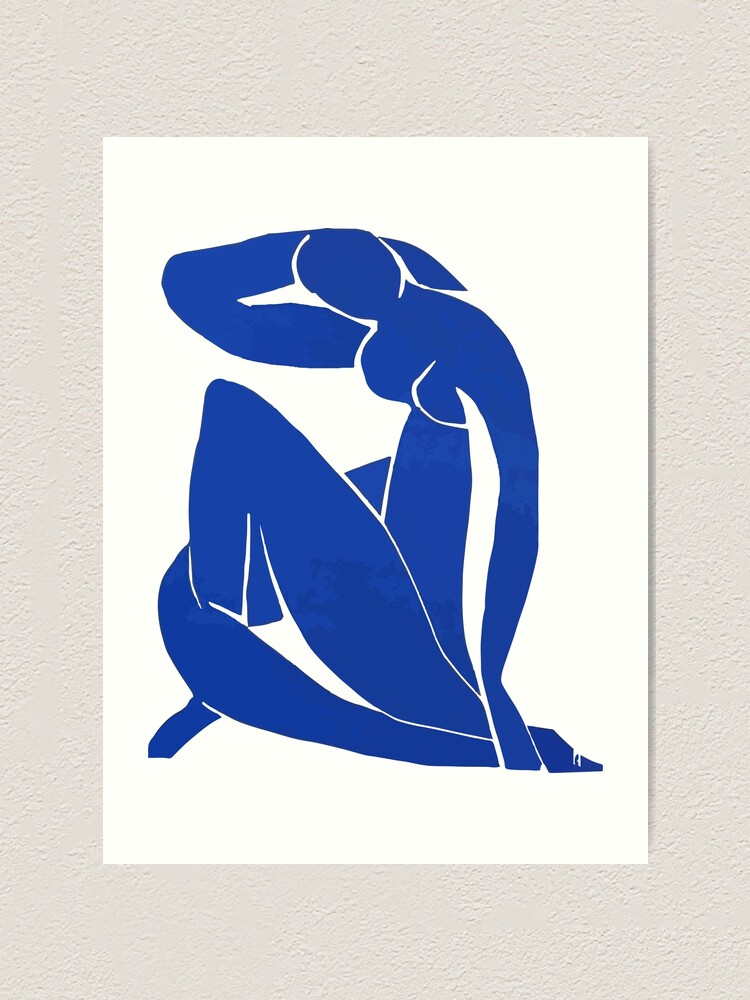 Alternate view of Henri Matisse - Blue Nude 1952 - Original Artwork Reproduction Art Print