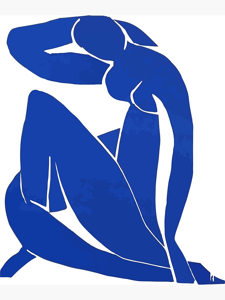Henri Matisse - Blue Nude 1952 - Original Artwork Reproduction by clothorama