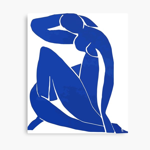 Henri Matisse - Blue Nude 1952 - Original Artwork Reproduction Canvas Print