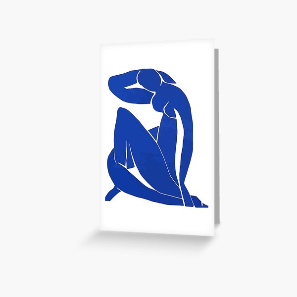 Henri Matisse - Blue Nude 1952 - Original Artwork Reproduction Greeting Card