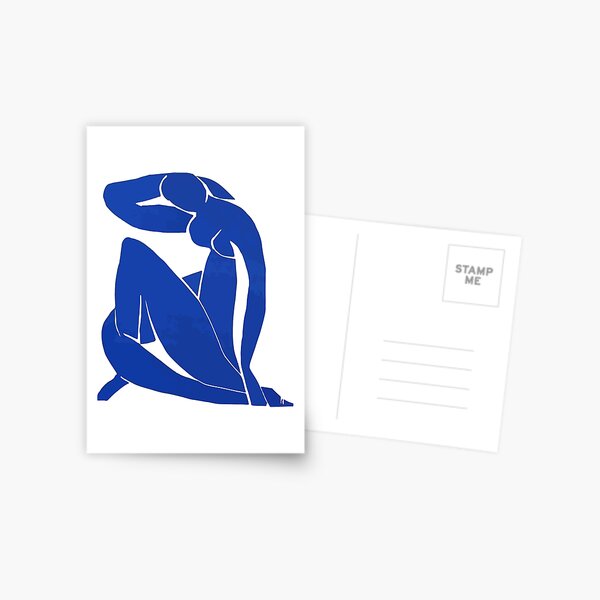 Henri Matisse - Blue Nude 1952 - Original Artwork Reproduction Postcard