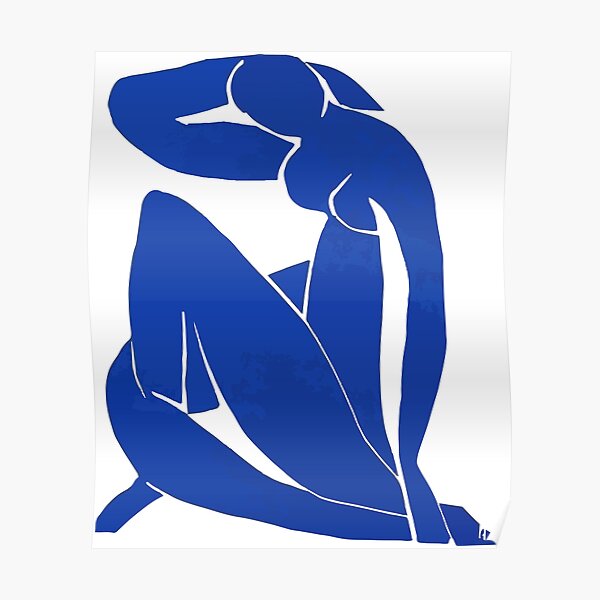 Henri Matisse - Blue Nude 1952 - Original Artwork Reproduction Poster