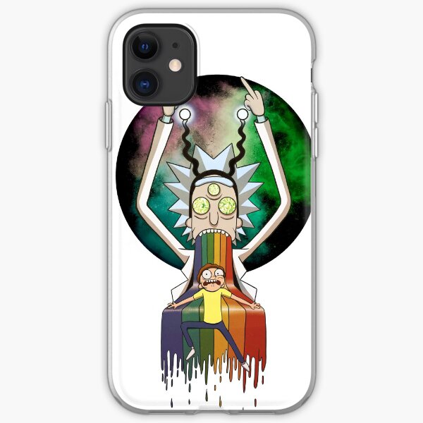 Peace among worlds - Rick & Morty (TM) iPhone Soft Case