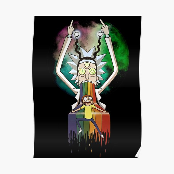 Peace among worlds - Rick & Morty (TM) Poster