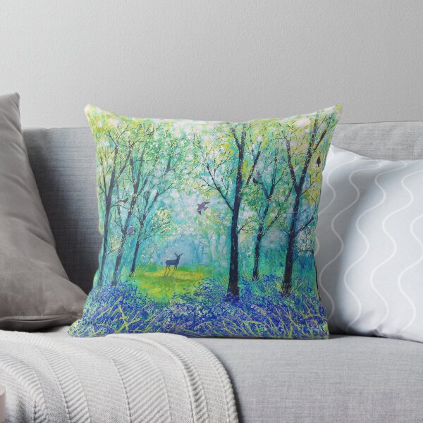 Au-delà du bleu Coussin
