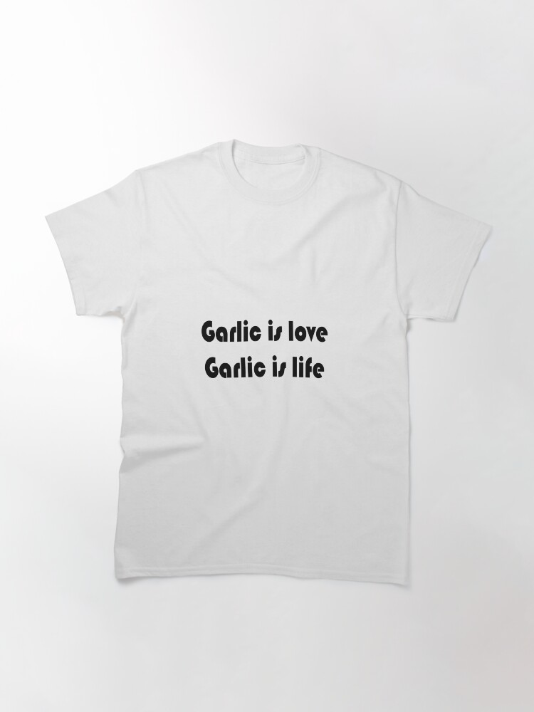 garlic t shirt