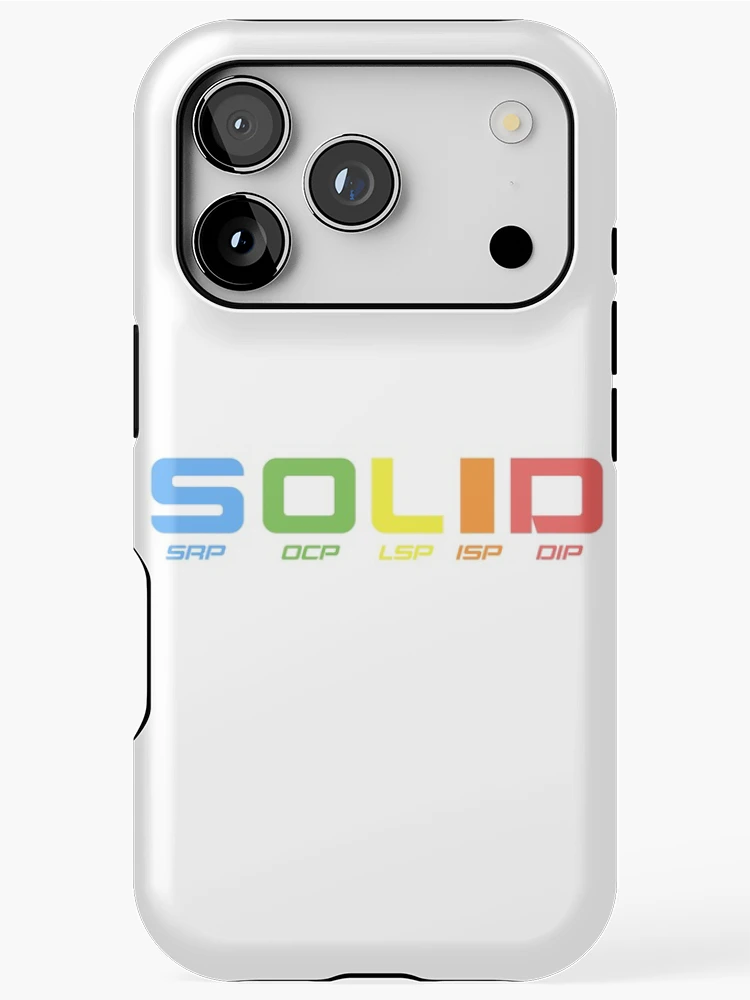 Thumbnail 1 of 4, iPhone Case, solid principles programming designed and sold by yourgeekside.