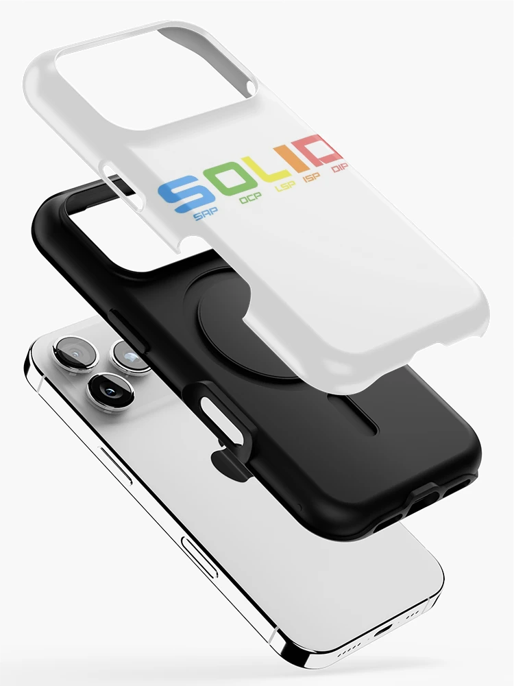 Thumbnail 2 of 4, iPhone Case, solid principles programming designed and sold by yourgeekside.