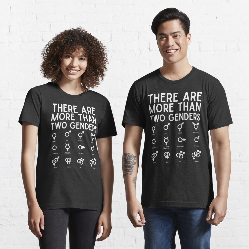 There Are More Than Two Genders Supportive T All Gender Symbols T Shirt For Sale By Alenaz 