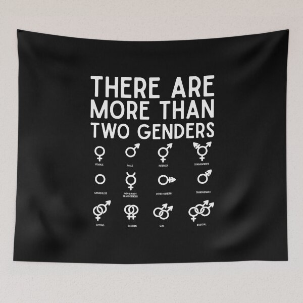 Item preview, There Are More Than Two Genders Supportive Gift All Gender Symbols  designed and sold by alenaz.
