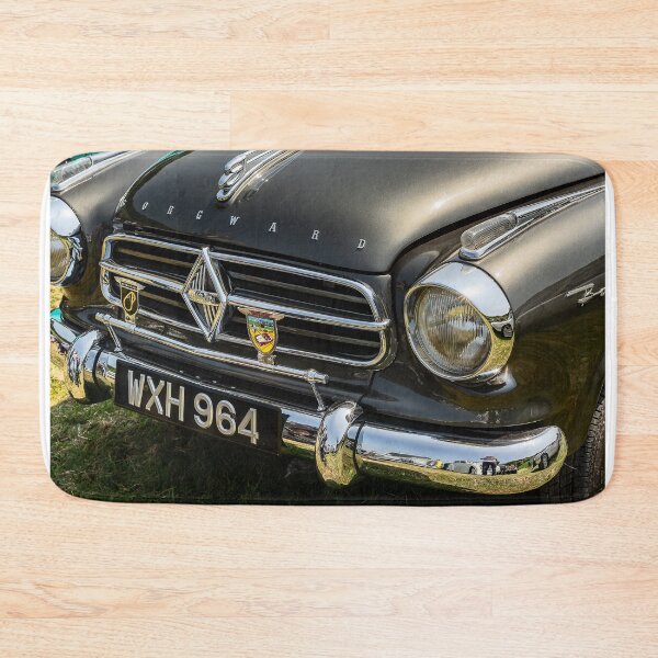 Item preview, The front of a grey 1959 Borgward Isabella on display at a car show designed and sold by Graham Cornall.