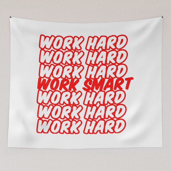 Item preview, work smart not hard designed and sold by shallotman.