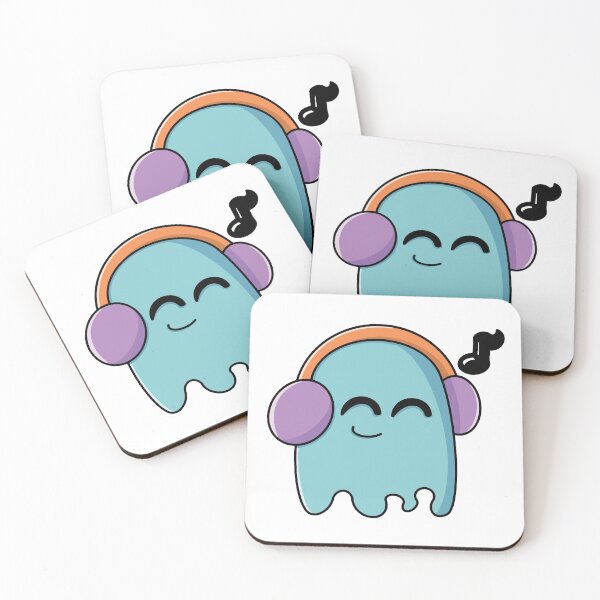 Item preview, Cute Music Fan Ghost designed and sold by Yaad.