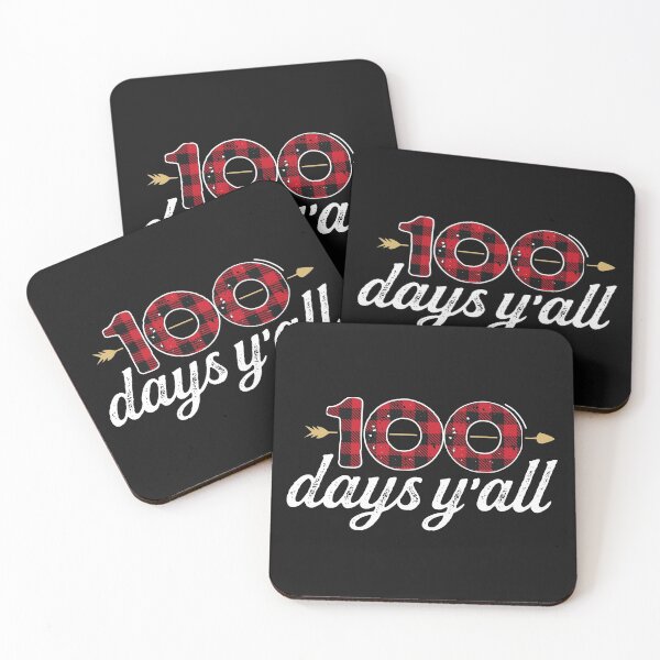 Item preview, 100 Days Y'all Buffalo Plaid Happy 100th Day of School  designed and sold by alenaz.