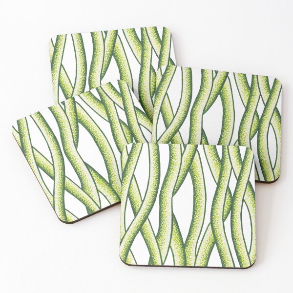 Item preview, Abstract art, green organic pattern designed and sold by MitoP.