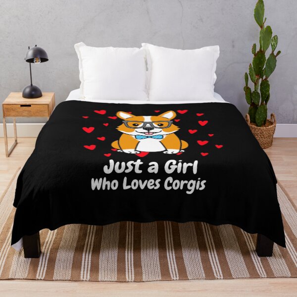 Item preview, Just a Girl who Loves Corgis, Corgi Lovers,  Women's Corgi, Corgi Lovers Gift designed and sold by enjoytheshirt.