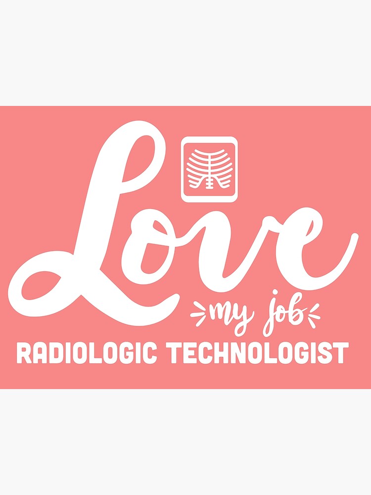 Póster Tecnólogo Radiológico Tecnología Radiológica Rt R Corazón De Tecnología Radiológica 0390