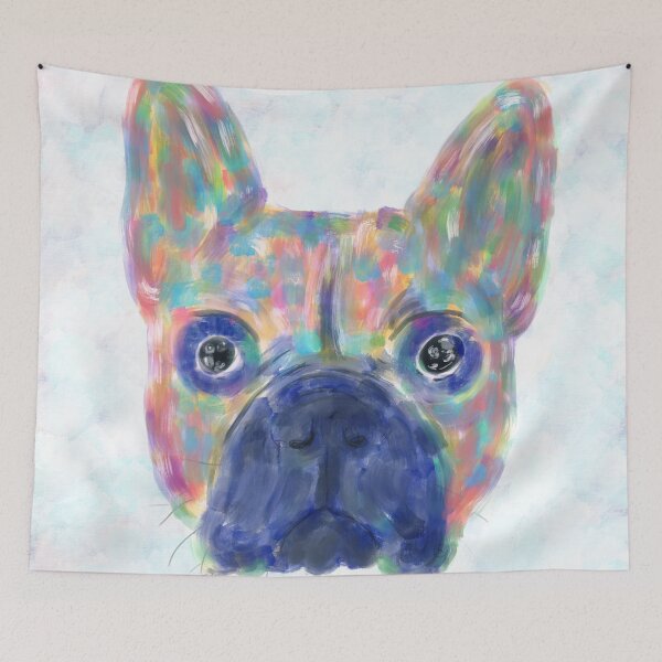 Item preview, French Bulldog Colorful art designed and sold by InovArtS.