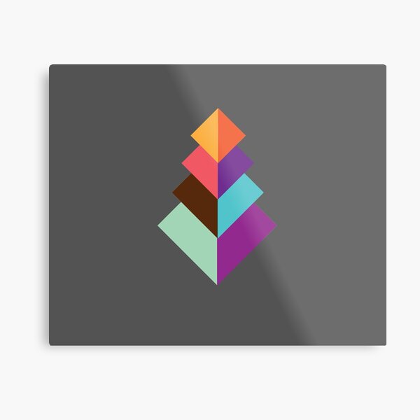 Color stacks Metal Print