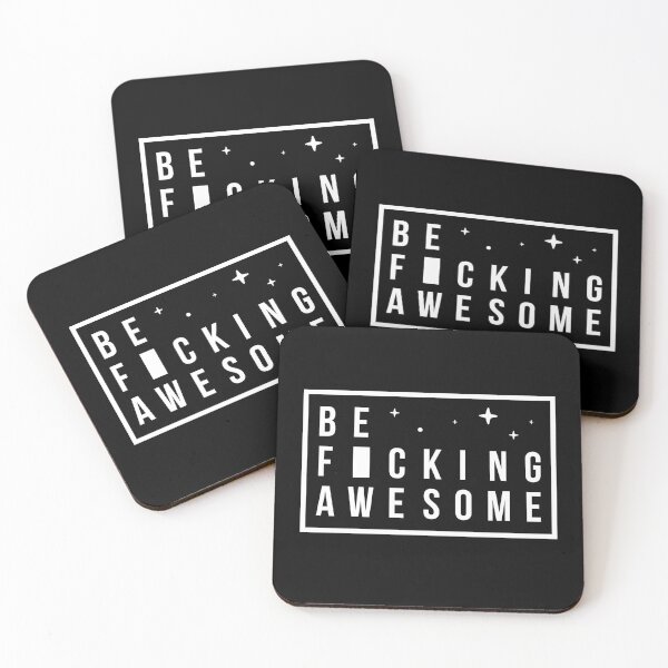 Item preview, Be Fcking Awesome Gift Idea Black designed and sold by redbeardmaxim.
